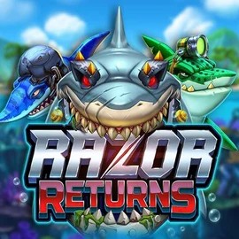 Slots logo of Razor Returns from Push Gaming at BetOnRed Casino